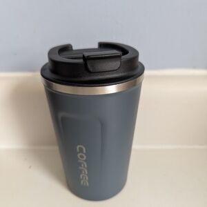 Black and Gray Travel Mug